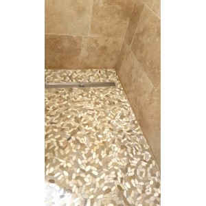 MOSAIQUE SUR FILET BUFFALO Beige & Gris - 30 x 30 x 1cm