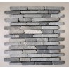 MOSAIQUE SUR FILET DIEGO Gris - 30 x 30 x 1cm