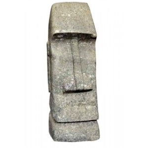 STATUE TIKI EN PIERRE VERTE - 150CM