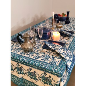 ENSEMBLE NAPPE + 6 SERVIETTES
