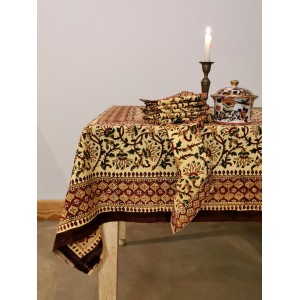 ENSEMBLE NAPPE + 6 SERVIETTES