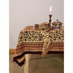 ENSEMBLE NAPPE + 6 SERVIETTES