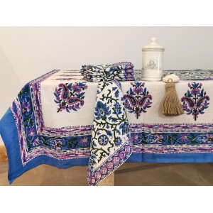ENSEMBLE NAPPE + 6 SERVIETTES