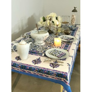 ENSEMBLE NAPPE + 6 SERVIETTES