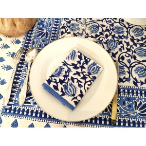 ENSEMBLE NAPPE + 6 SERVIETTES