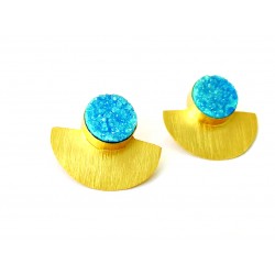 Boucles d'Oreilles en Laiton
