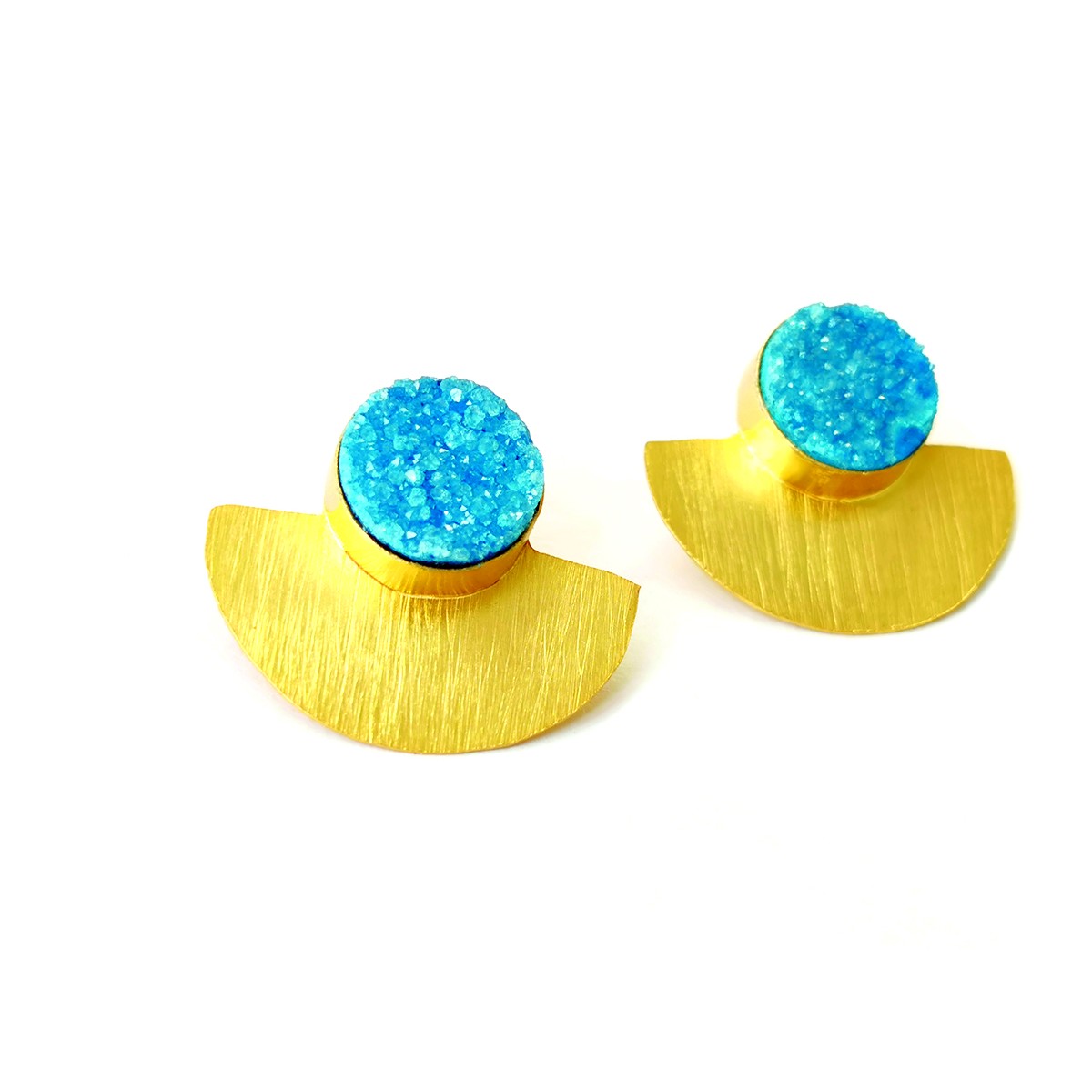 Boucles d'Oreilles en Laiton