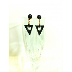 Boucles d'Oreilles Hématite