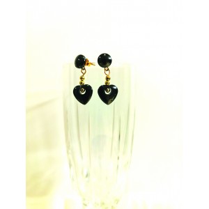 Boucles d'Oreilles Hématite