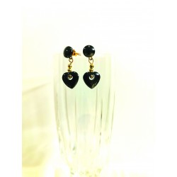 Boucles d'Oreilles Hématite