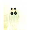 Boucles d'Oreilles Hématite