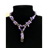 Collier Hématite & Améthyste