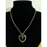 Collier Coeur Hématite