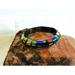 Bracelet Hématite Arc-en-Ciel