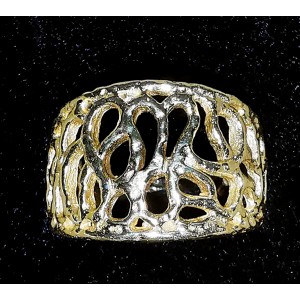 Bague en Laiton Ciselé