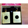Boucles d'Oreilles en Laiton
