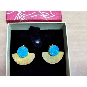 Boucles d'Oreilles en Laiton