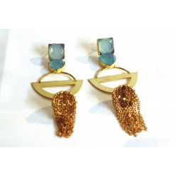 Boucles d'Oreilles en Laiton