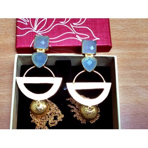 Boucles d'Oreilles en Laiton