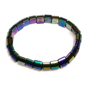 Bracelet Hématite Arc-en-Ciel