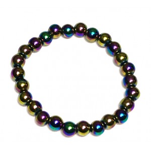 Bracelet Hématite Arc-en-Ciel