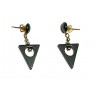 Boucles d'Oreilles Hématite