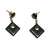 Boucles d'Oreilles Hématite