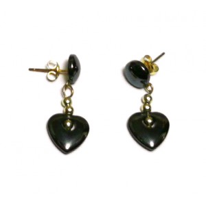 Boucles d'Oreilles Hématite